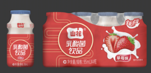 山花亿畅乳酸菌饮品（草莓味）