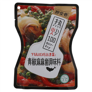 穆堂香热炒100 Stir-Fry 青椒麻麻鱼调味料（清真）