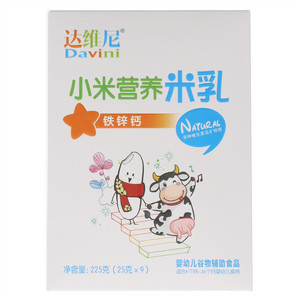 达维尼铁锌钙小米营养米乳