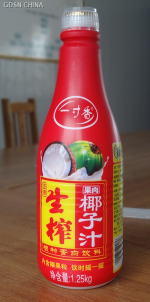 一寸香生榨果肉椰子汁植物蛋白饮料