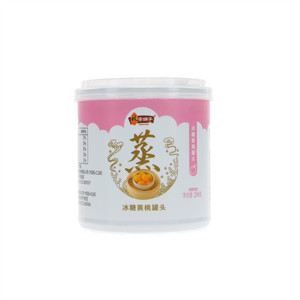 冰糖黄桃罐头