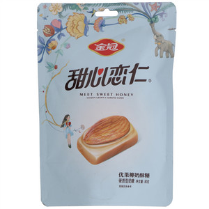 金冠甜心恋仁优果椰奶酥糖