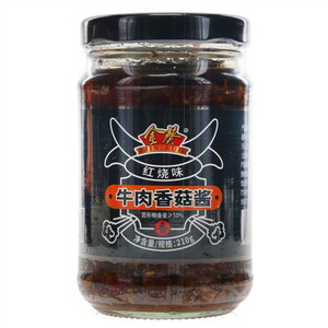 JINKUI金葵红烧味牛肉香菇酱
