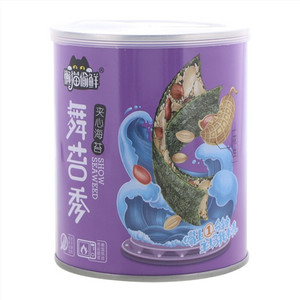 懒猫偷鲜花生舞苔秀夹心海苔