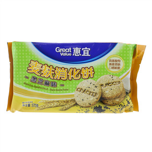 惠宜黑芝麻味麦麸消化饼