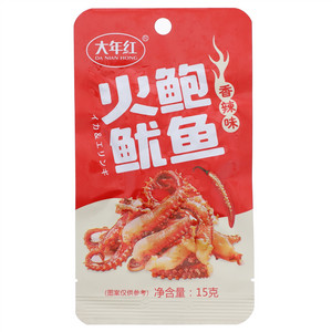 大年红香辣味火爆鱿鱼