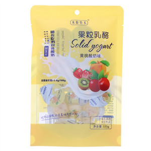 水原牧禾黄桃酸奶味果粒乳酪