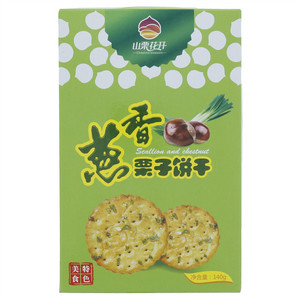 山栗花开板栗系列葱香栗子饼干