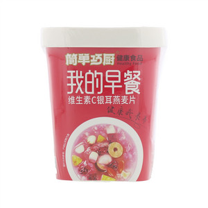 简单巧厨我的早餐维生素C银耳燕麦片