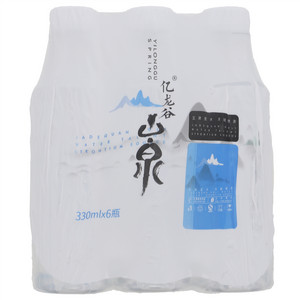 亿龙谷山泉圆瓶塑包天然山泉水