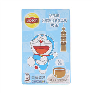 立顿绝品醇奶茶台式冻顶乌龙哆啦A梦S10促销装