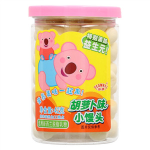 TEAMKEI添祺胡萝卜味小馒头