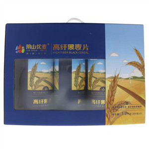 阴山优麦高纤黑麦片