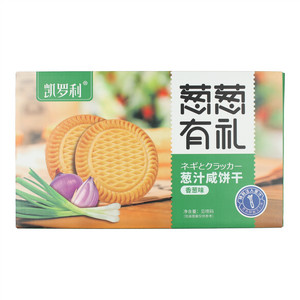 凯罗利香葱味葱汁咸饼干