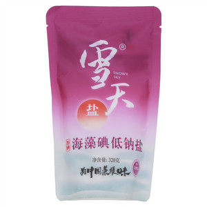 雪天加碘海藻碘低钠盐