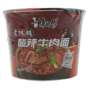 康师傅老陈醋酸辣牛肉面（清真）