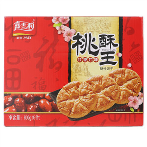 嘉士利红枣口味桃酥王酥性饼干