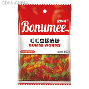 宝奴咪毛毛虫橡皮糖