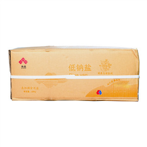 鲁晶牌未加碘立袋低钠盐箱装（健康生活系列）