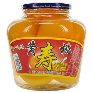 爱心送福黄桃寿冰糖黄桃罐头