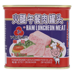粤花火腿午餐肉罐头