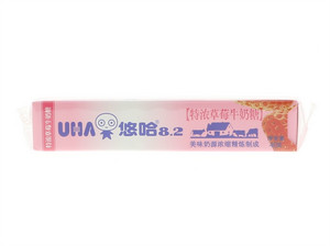 UHA悠哈特浓草莓牛奶糖40g(条糖)