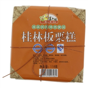 逗子桂冷加工熟粉糕点其他类桂林板栗糕