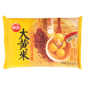 思念大黄米红豆山药汤圆