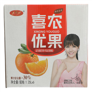 沃尔旺喜农优果香橙味益生菌复合果汁饮品