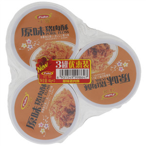 福客原味猪肉酥3罐优惠装