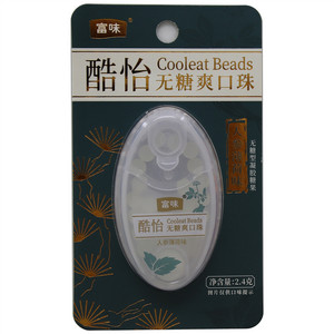 富味酷怡人参薄荷味无糖爽口珠