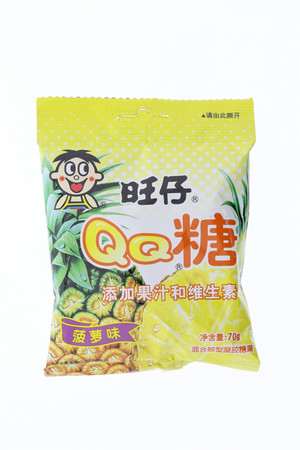 旺仔QQ糖（菠萝味）70g