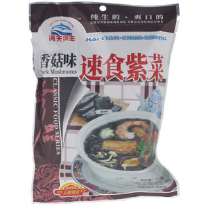 海天纯生香菇味速食紫菜