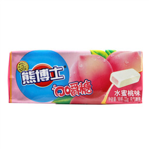 熊博士 水蜜桃味口嚼软糖 充气糖果