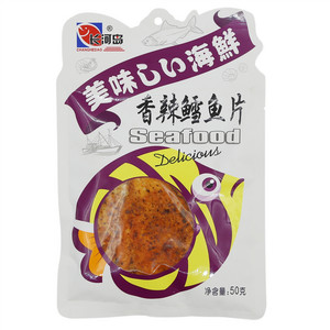 长河岛鳕鱼片香辣味即食水产品
