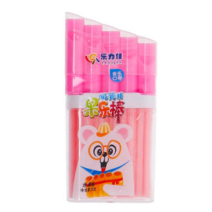 乐力佳水果味果乐棒吸管糖