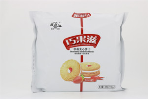 巧果滋草莓夹心饼干330g