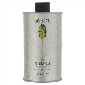 源泽特级初榨橄榄油250ml银罐