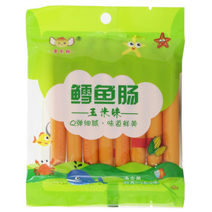 喜乐桃鳕鱼肠（玉米味）