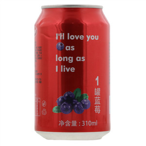 情动蓝莓味果汁饮料