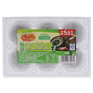 田中家皮蛋6枚塑盒装（360g）