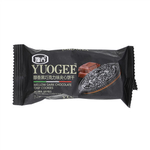  豫吉醇香黑巧克力味夹心饼干