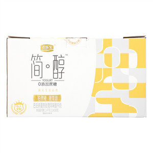 君乐宝简醇0添加蔗糖巴氏杀菌热处理风味酸牛奶