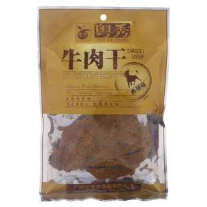粤秀香辣味牛肉干