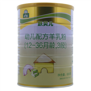 御寶跃贝儿幼儿配方羊乳粉(12-36月龄,3段)