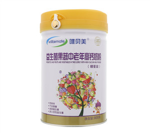 （唯贝美）益生菌果蔬中老年高钙奶粉