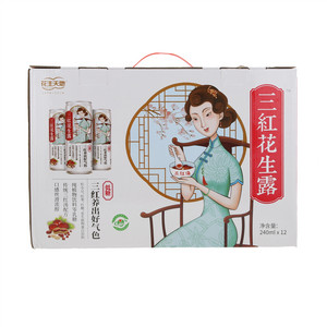 花生天地三红花生露低糖植物蛋白饮料