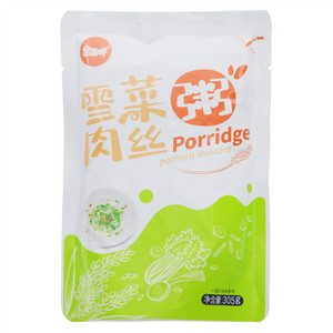 金百味雪菜肉丝粥