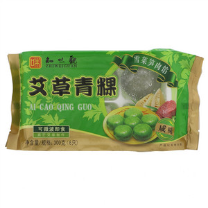艾草青粿（雪菜笋肉馅）