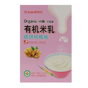 聪贝乐铁锌钙核桃有机米乳